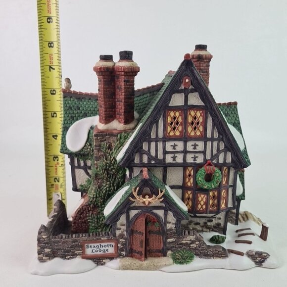 Department 56 Heritage Village Dicken's Village "Staghorn Lodge" 58445 Box Light - Picture 10 of 11